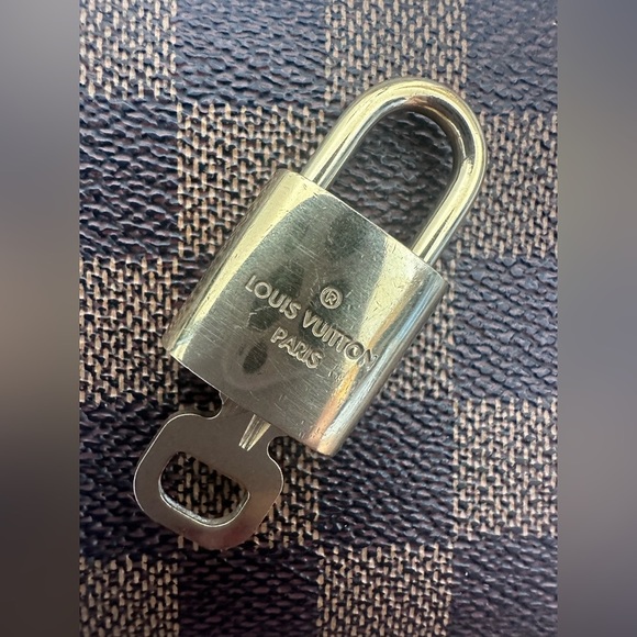Louis Vuitton *Rare number* Key Padlock Gold #452 Authentic - Picture 2 of 5